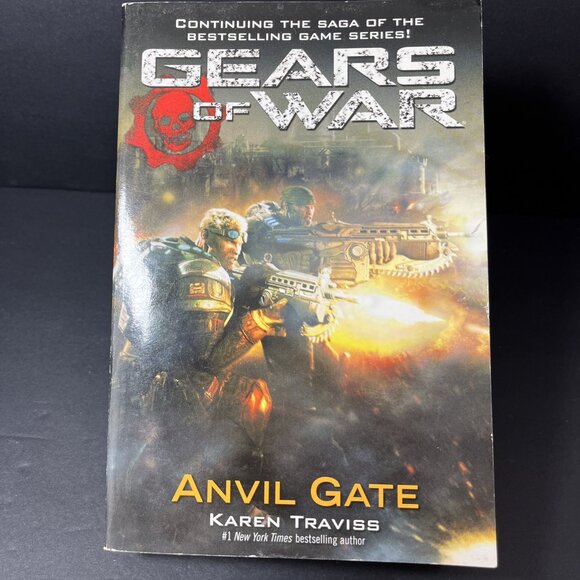 Gears Of War Anvil Gate By Karen Traviss Paperback 2010 Epic Games Del Rey US - Picture 1 of 16